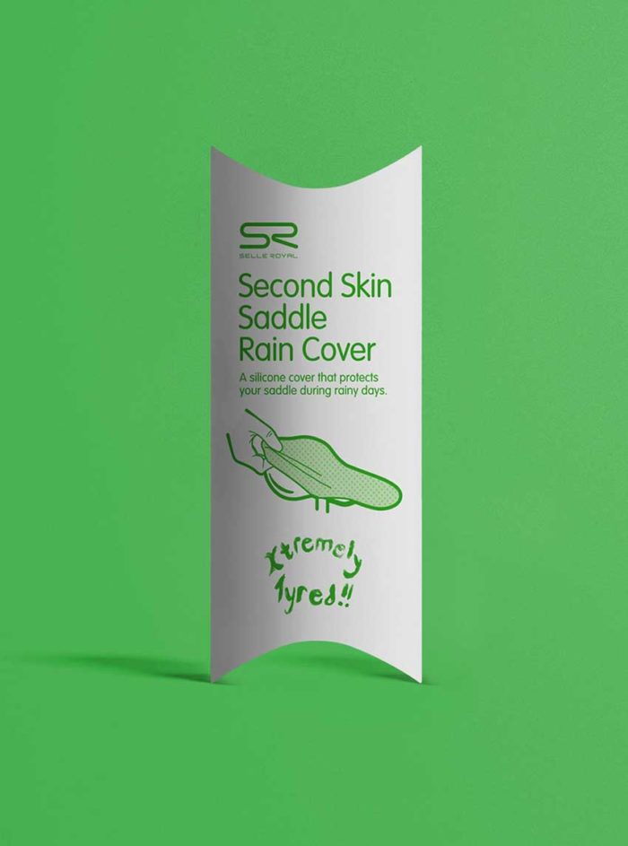 Selle Royal saddle rain cover packaging project by Francesco Belloli Designer Vicenza -